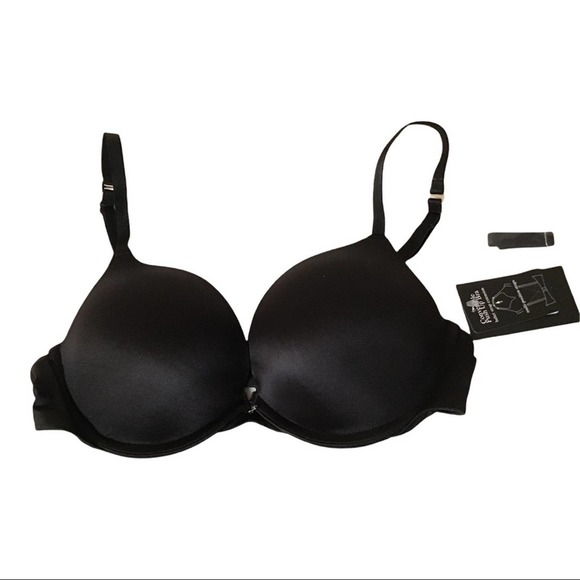 FREDERICK’S OF HOLLYWOOD Convertible Black Push-Up Bra 34B - Picture 2 of 5
